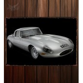 Металлическая табличка Jaguar E-Type Lightweight Roadster (Series I)